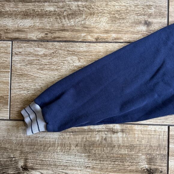 Georgetown Hoyas Embroidered Sweatshirt Hoodie Navy Large Team Edition - Picture 3 of 13